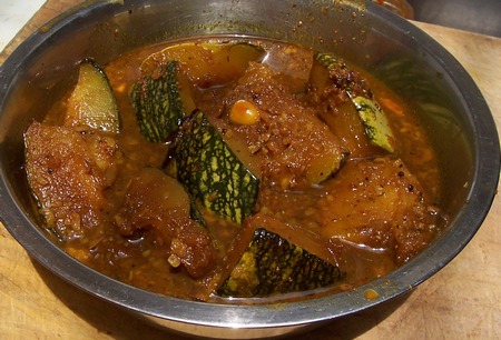 Bakar Bhaji (Pumpkin Curry)