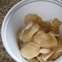 All dried - potato chips